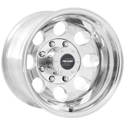 Pro Comp 69 Series Vintage Wheel, 16x10 with 8 on 6.5 Bolt Pattern - Polished - 1069-6182